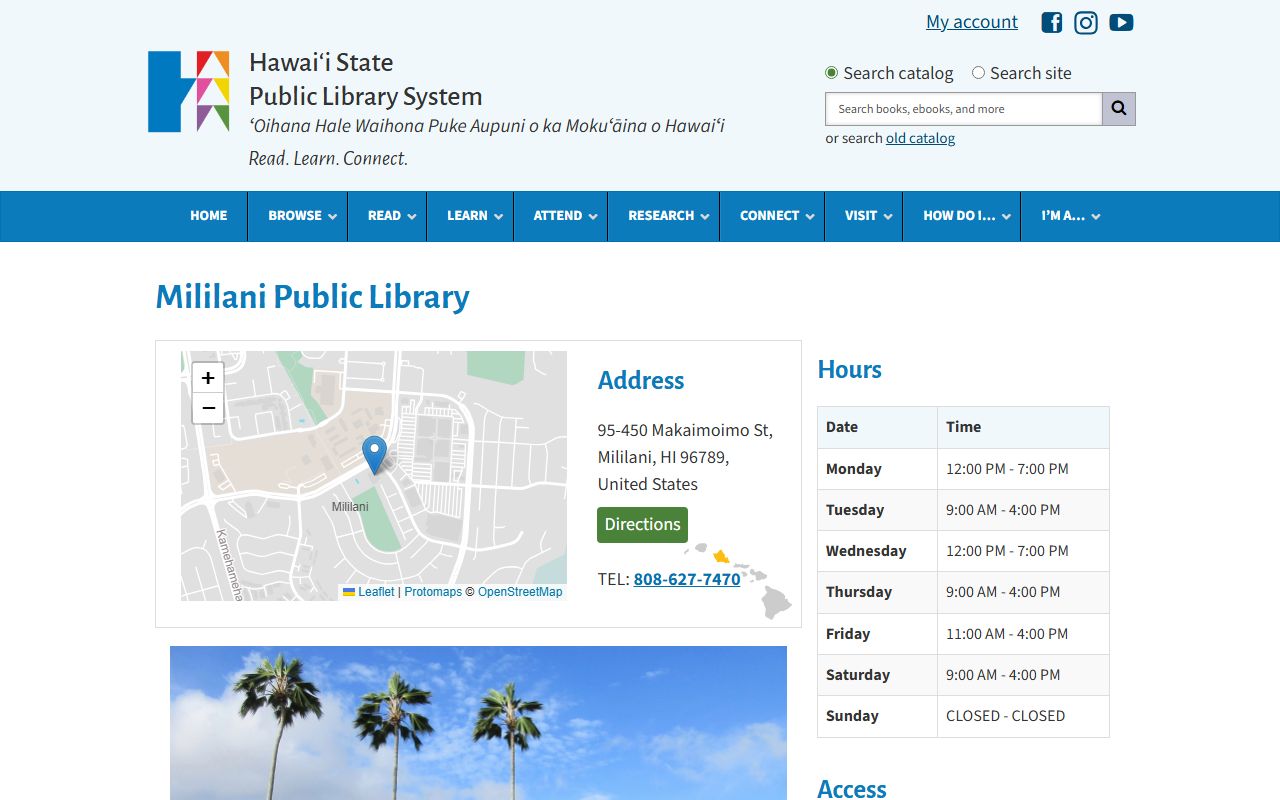 Mililani Town Residents Directory at the Mililani Public Library
