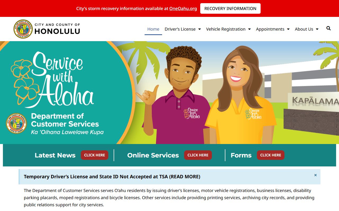 Waipahu Residents Directory customer services division