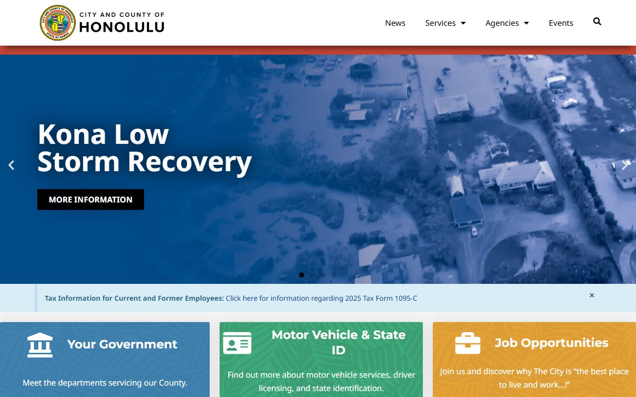 City and County of Honolulu Residents Directory portal